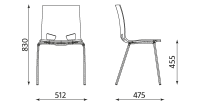 Wymiary Krzesła Fondo