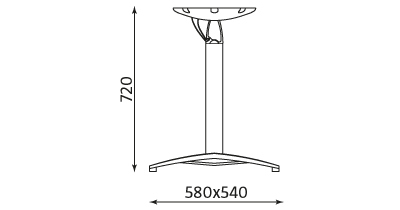 Wymiary stolika Sunny Table Wymiary stolika Sunny Table
