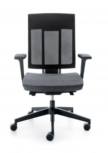 Krzesło obrotowe Xenon NET 100STL czarny P59PU front