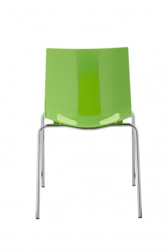 Krzesło Fondo chrome gloss zielone